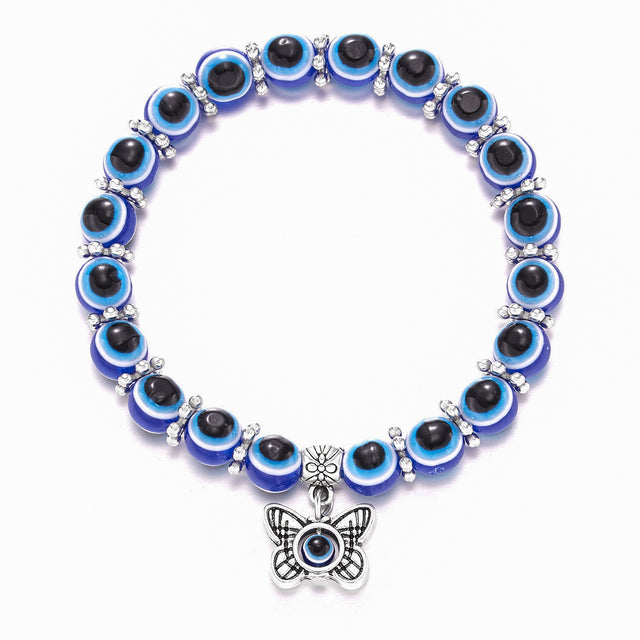Women Resin Bead Bangle Bracelet