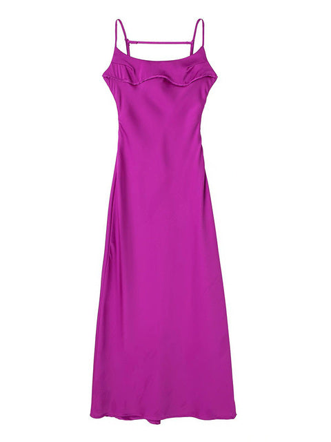 Satin Sleeveless Dress