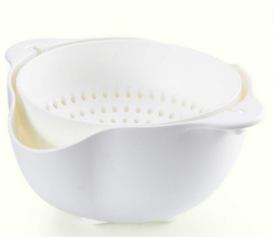 One Piece 360 Angle Drain Basket of Vegetables or Fruits