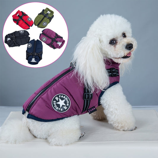 Pet Harness Vest Clothes Puppy Clothing Waterproof Dog Jacket